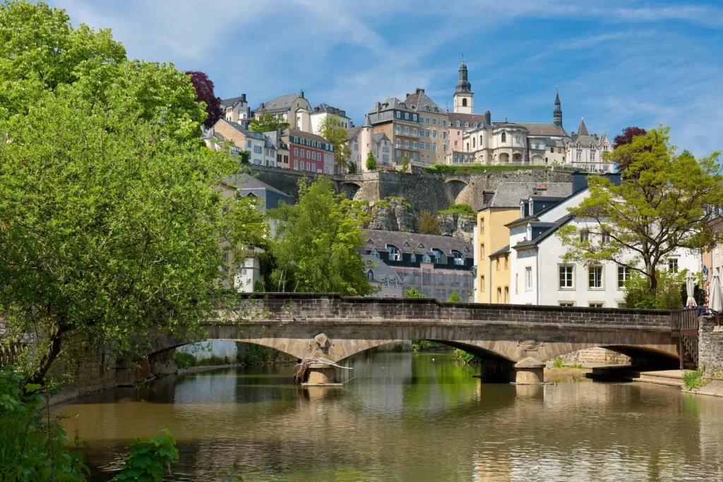 The Old Quarter of Luxembourg Europe